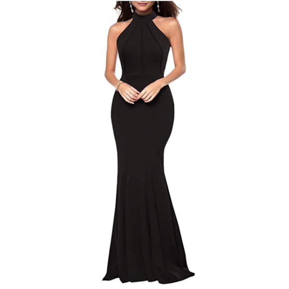 Berydress Sleeveless Halter Neck A-Line Dress - Picture 2 of 8